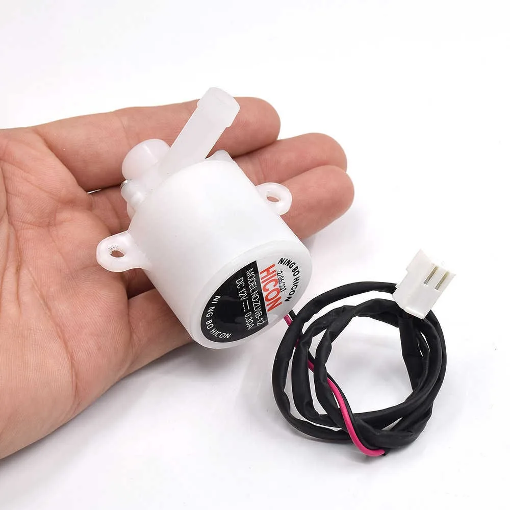 

1.5-2.5L/Min Small Water Pump HZB-12A/25BF DC5V-12V Brushless Impeller Pump Water Pumping Circulation Pump for Ice Makers