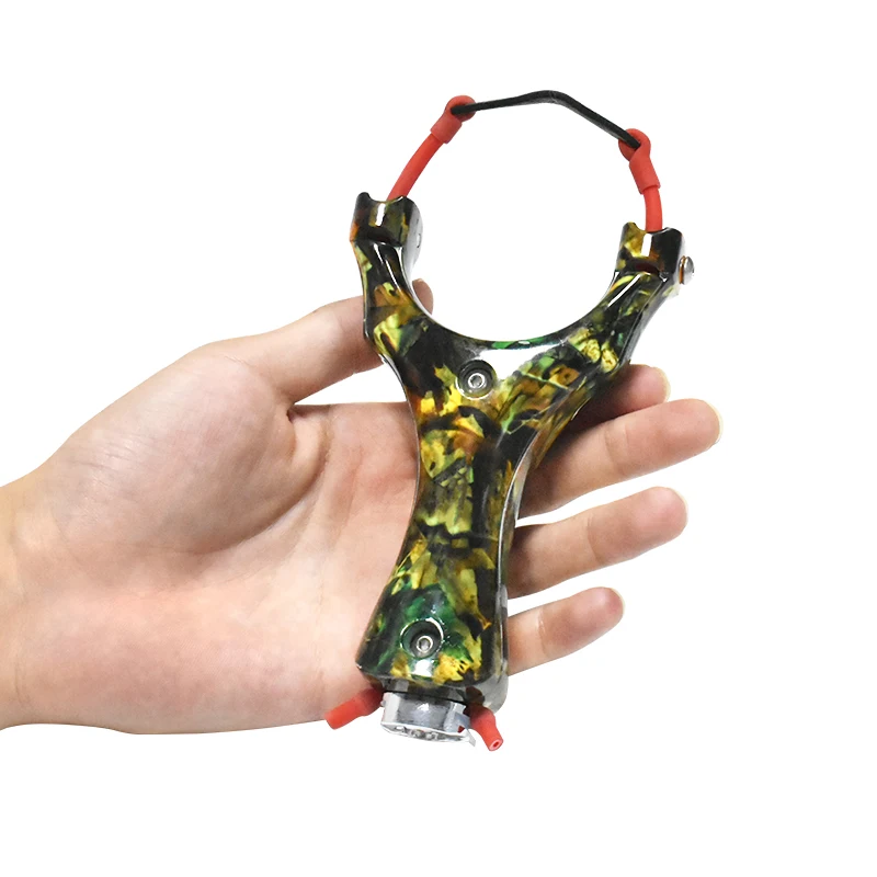 

High Quality Stainless Steel Shooting Slingshot and Powerful Slingshot Shooting Rubber
