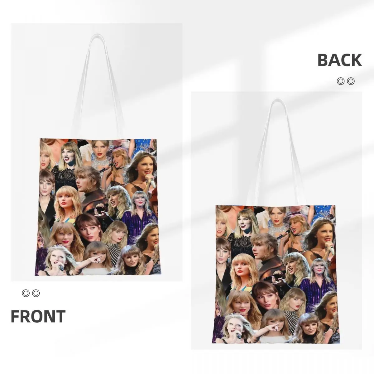 Bolsas de mano de Collage de fotos Swifties Unisex, bolsa de compras de gran capacidad para bolsos de Estudiante