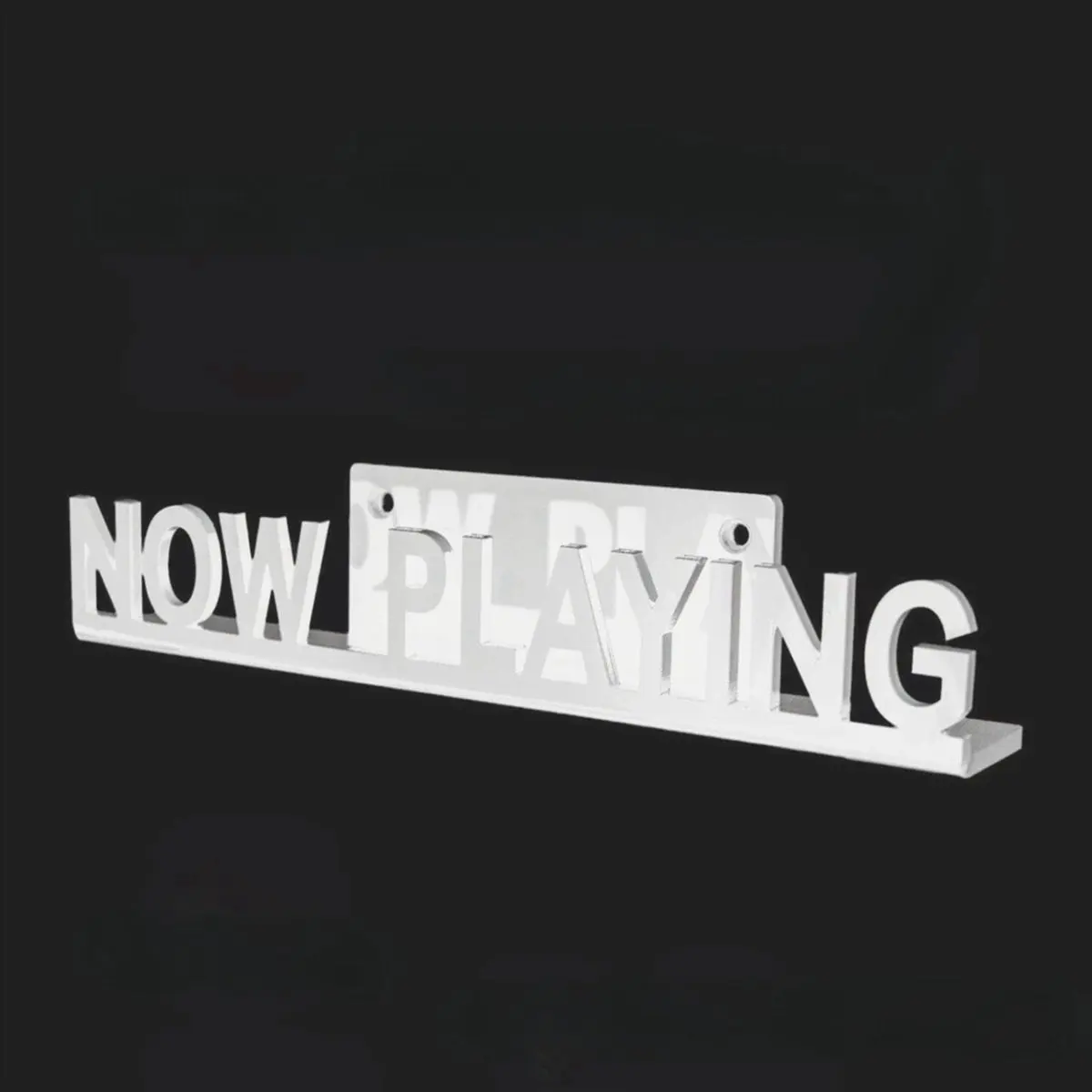 حار Sale-2X جدار جبل CD سجل عرض موقف الآن اللعب الاكريليك مسجل فينيل الرف للديكور المنزل الأبيض #5