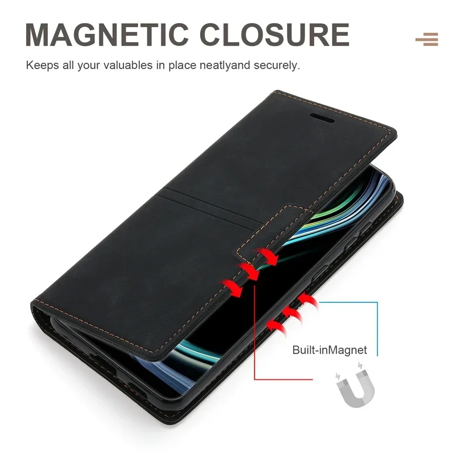 Wallet Fantastic Opposites Card Slot Flip Leather Case For Samsung Galaxy S24 FE S23 Ultra S22 Plus S21 S20 S10 Note20 10 Lite 9