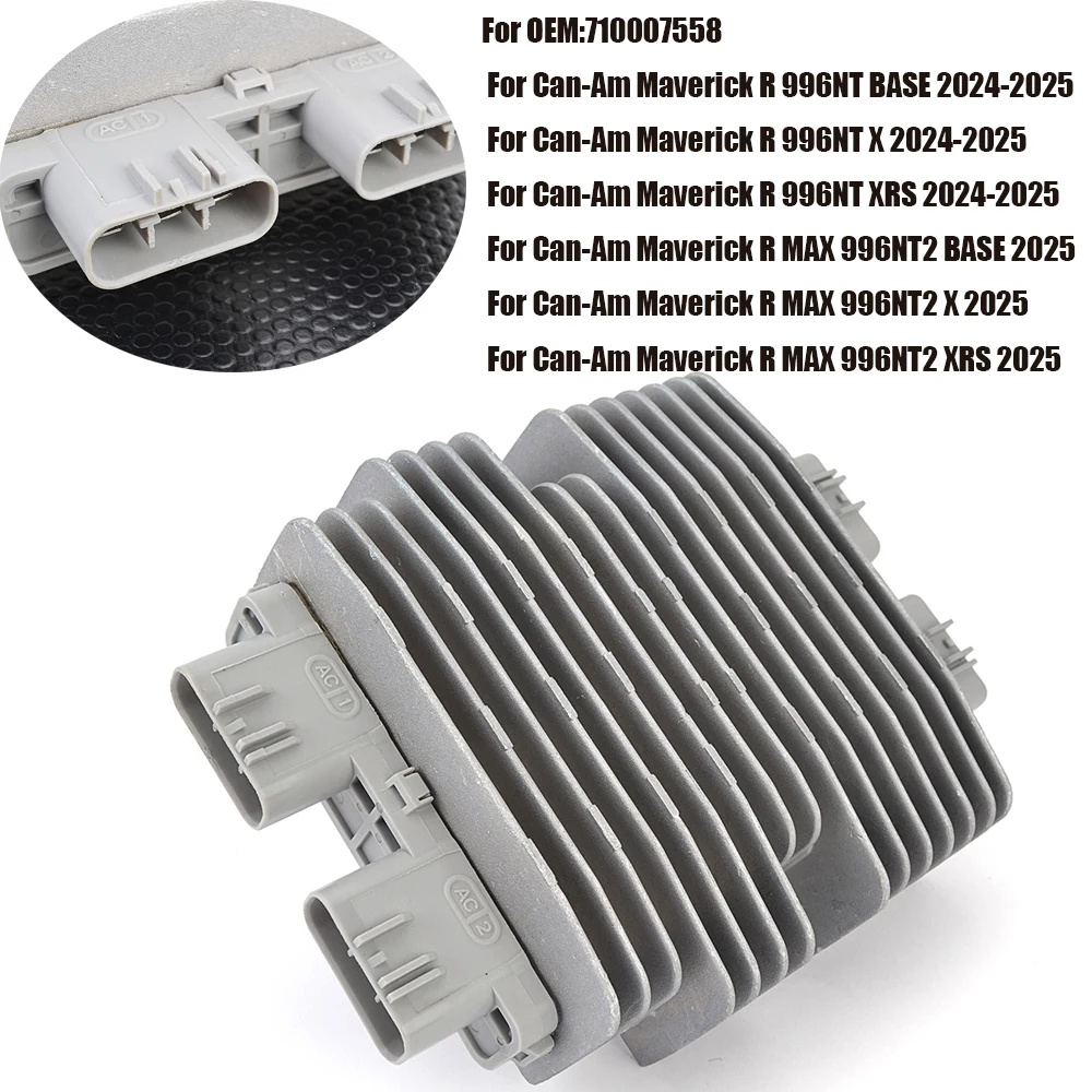 

Voltage Regulator Rectifier For Can-Am Maverick R MAX 996NT2 996NT BASE X XRS 710007558