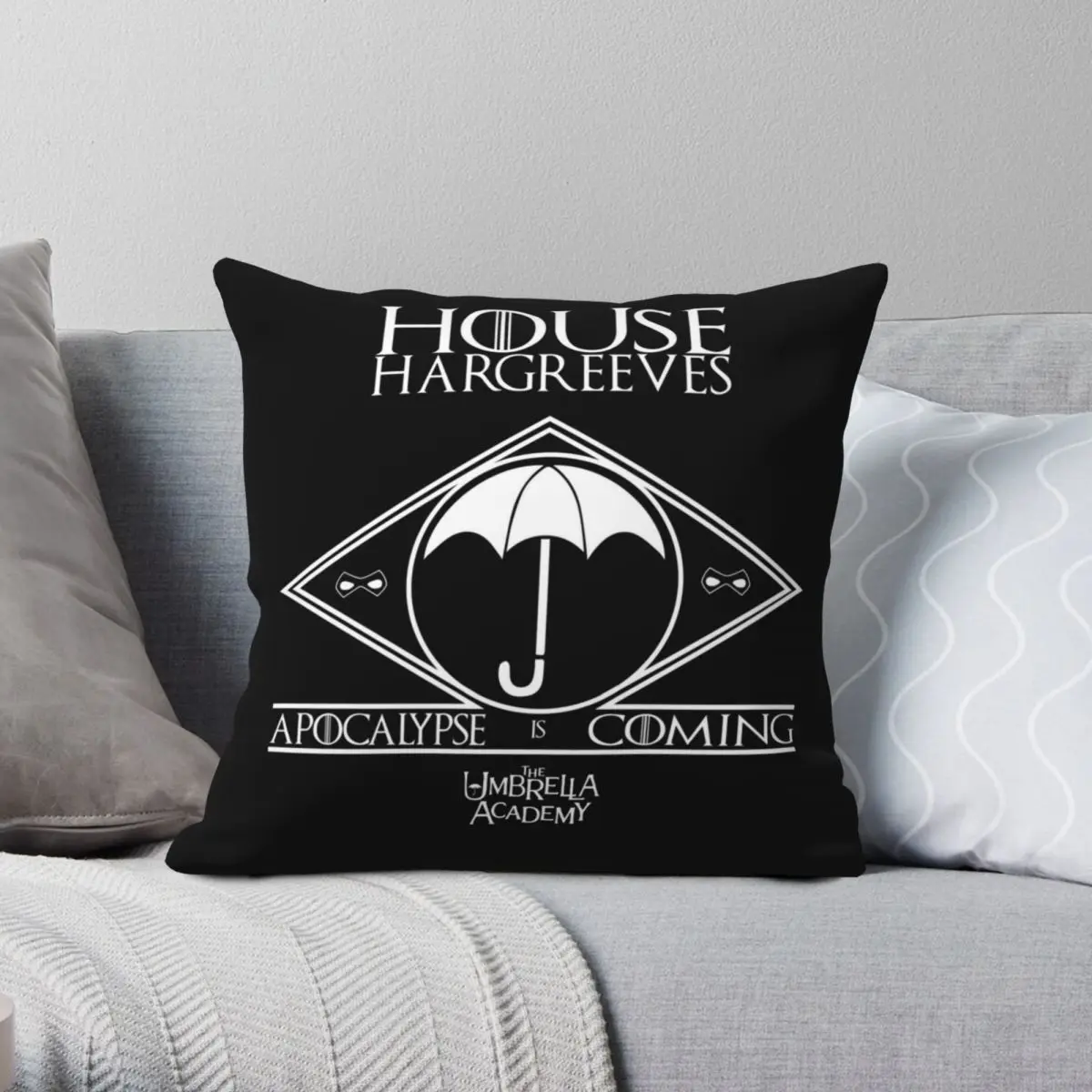 

The Umbrella Academy Pillowcase Polyester Linen Velvet Creative Zip Decorative Pillow Case Bed Cushion Case 45x45