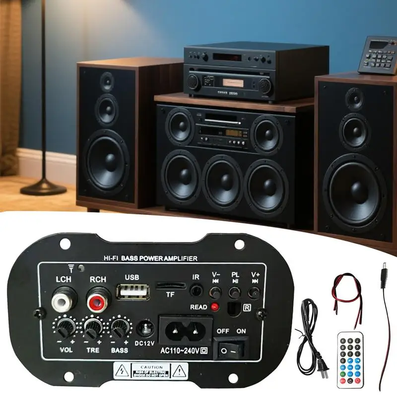 USB مضخم الصوت الناتج محول استعادة المعالج باس الداعم 5 بوصة محول مجلس اللاسلكية مركز الصوت للسيارة #3