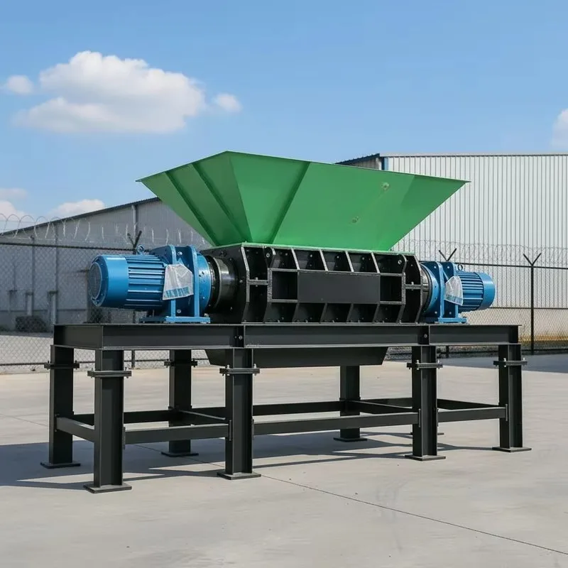 Intelligent Overload Protection Shredder Safe Industrial Crusher Automatic Stop Abnormal Working Waste Shredder