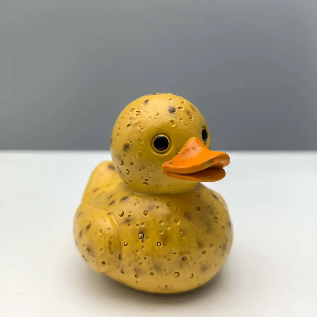 Whimsical Vegetable Duck Resin Ornament Creative Mushroom Potato Onion Carrot Shaped Duck Figurine Decor Crafts
