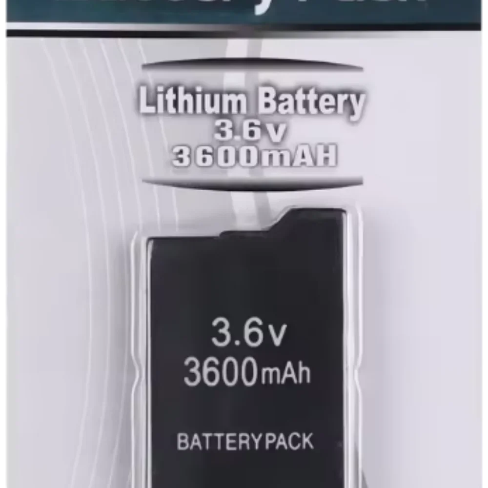 1-10 Uds 3,6 V para PSP 2000/3000 3600mAh batería de litio recargable para PSP 1000 PSP-S110 3600mAh baterías de litio