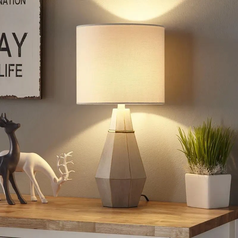 Nordic Creative Diamond Table Lamps Modern Minimalist Living Room Decor Bedroom Warm Atmosphere Led Lights Study Book Lighting