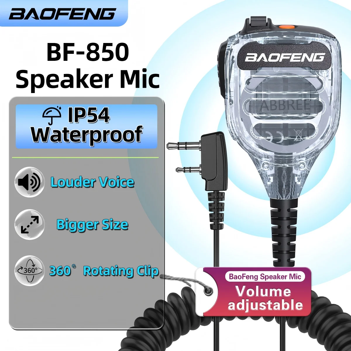 microfone-de-alto-falante-baofeng-bf-850-ip54-a-prova-d'Agua-com-ptt-duplo-e-volume-ajustavel-para-radio-amador-baofeng-uv-5rh-uv-21pro-ar-39