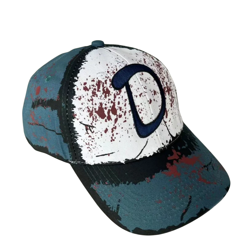 Anime Gioco Cosplay Clementine Cappello The Walking Dead Berretto da baseball regolabile da uomo e da donna Cappello parasole in cotone unisex