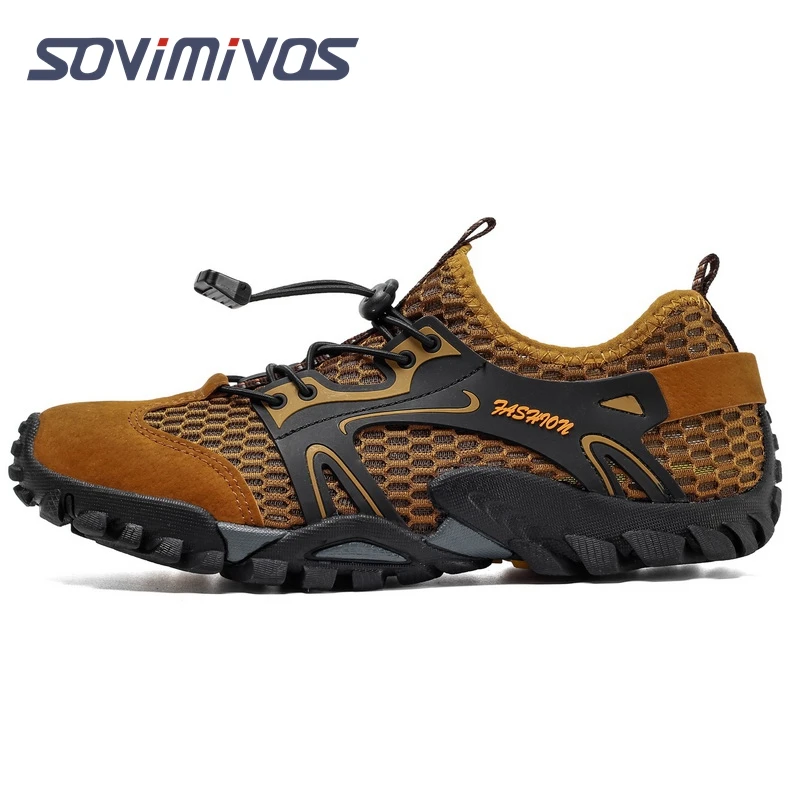 New High-Top Barefoot Upstream Water Shoes Men Women Outdoor Climbing Footwear High Elastic Breathable Hiking Unisex Sneakers