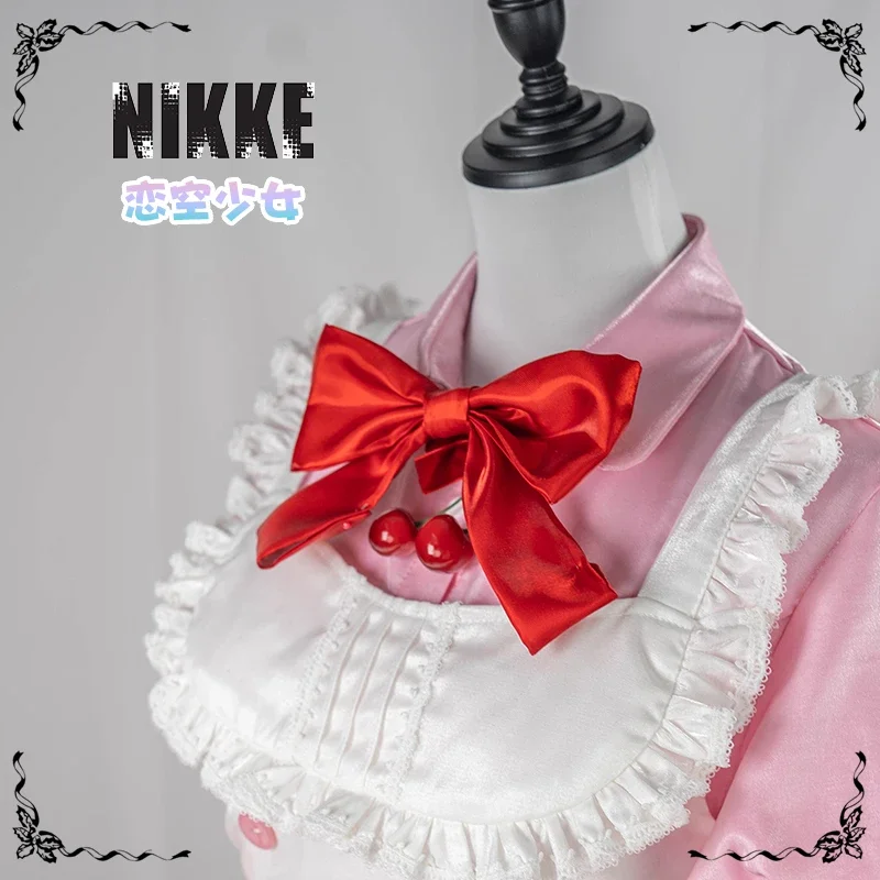 2025 COS NIKKE: 승리의 여신 메이드 로리 드레스 코스프레 의상 할로윈 의상 여성