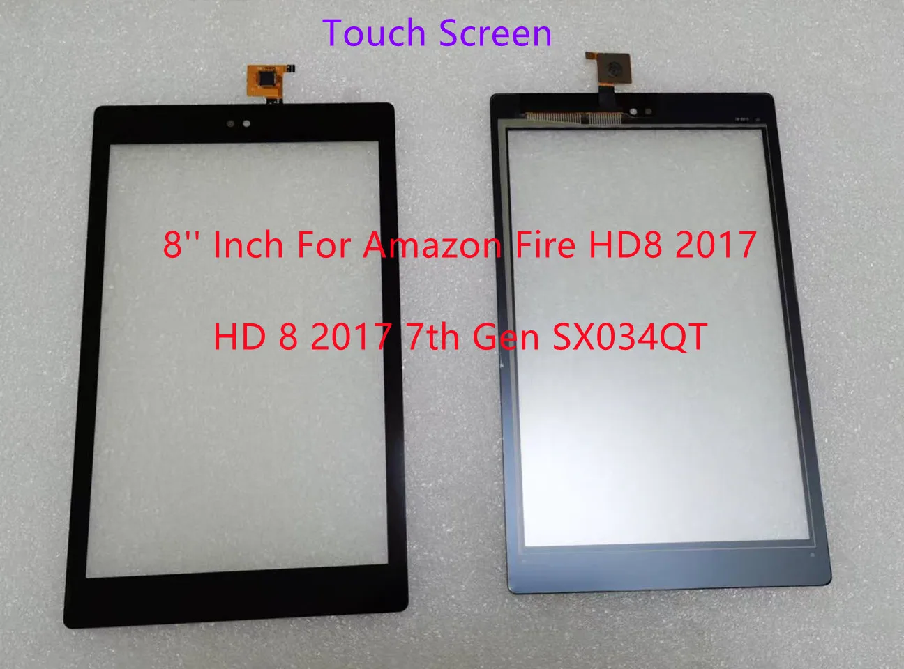 جديد 8 ''بوصة لامازون النار HD 8 2017 HD8 2017 7th Gen SX034QT محول الأرقام بشاشة تعمل بلمس لوحة استبدال الشاشة 100% اختبار #3