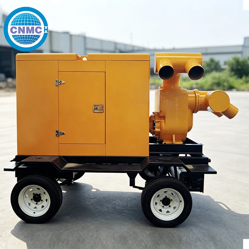 Hot Sale Compact Diesel Self Priming Pump Truck Easy Towing For Outdoor Site Emergency Water Diversion Operation