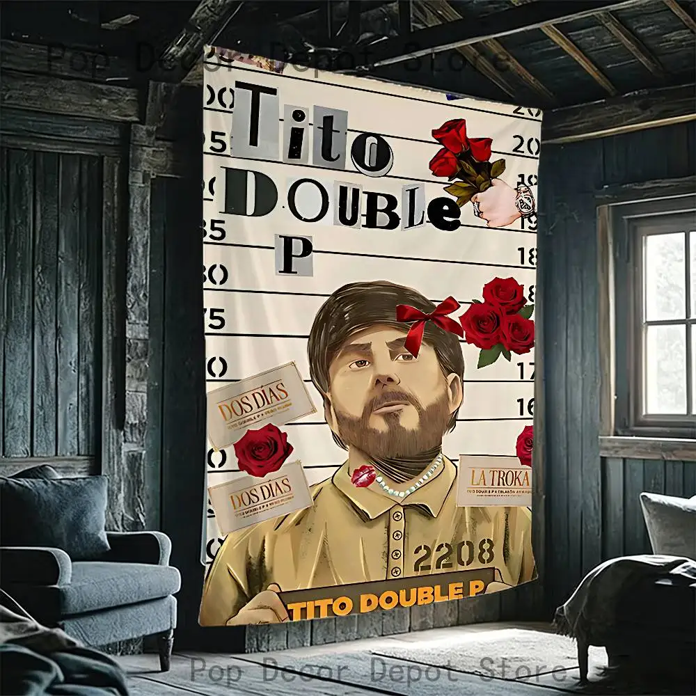 

T-Tito D-Double P Flags Room Decor Outdoor Decors Personalized Items Flags For Bedrooms Home Funny