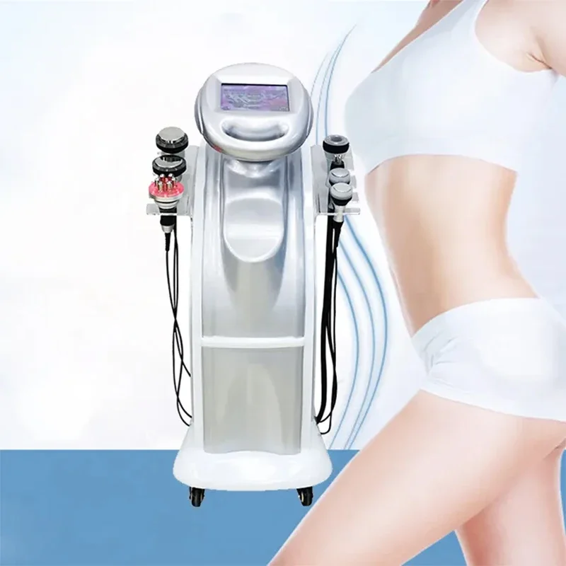 High Power rl fet Burning 80K Cavitation System Weight Loss  Rejuvenation Vacuum Body Slimming  mechine With 7 Handles