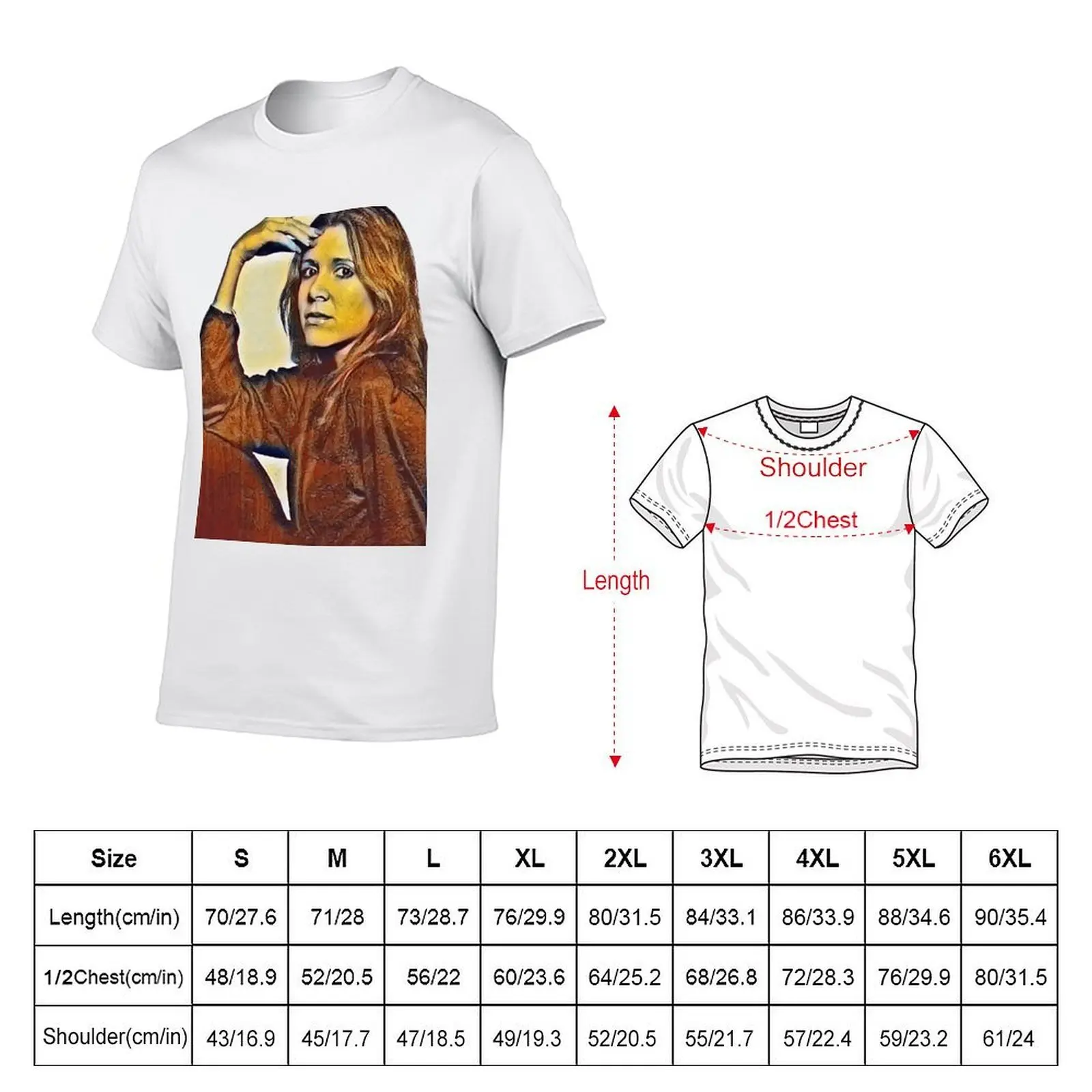 Carrie Fisher—Sunset T-Shirt clothes quick-drying Men's clothing
