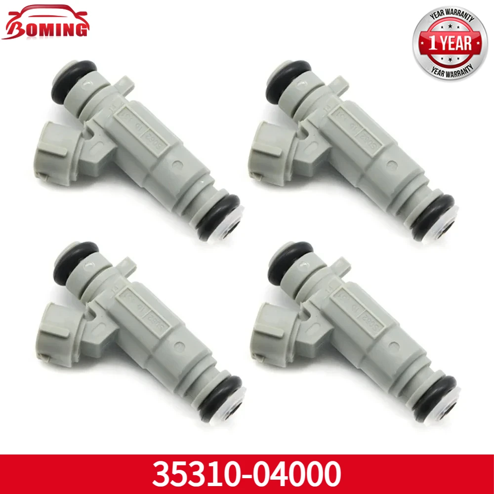 35310-04000 4pcs/lot New Car Fuel Injector Nozzle For Hyundai i10 2016 Kia Picanto Mk2 1.0L 3531004000 35310 04000