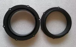 Car Front Rear Door Stereo Bass Speaker Horn Mat Wire Adapter Plugs Ring 8
