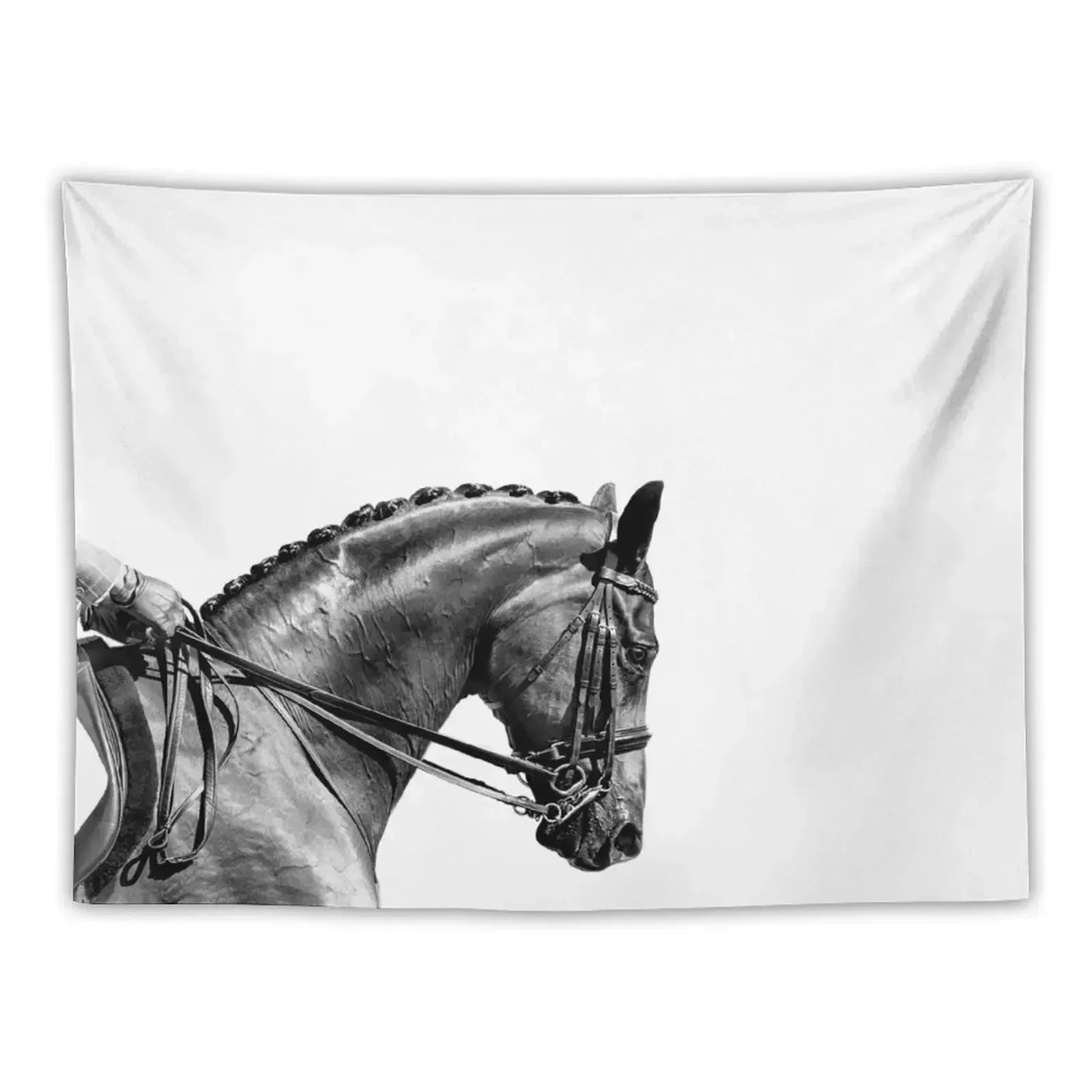 

On The Bit - Dressage Series Tapestry Cute Room Things Wall Art Bedroom Decoration Decoration Bedroom Tapestry