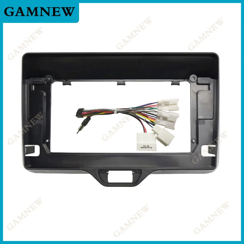 10 Inch Car Frame Fascia Adapter Cable Android Radio Dash Fitting Panel Kit For Toyota Yaris 2019+ Low End