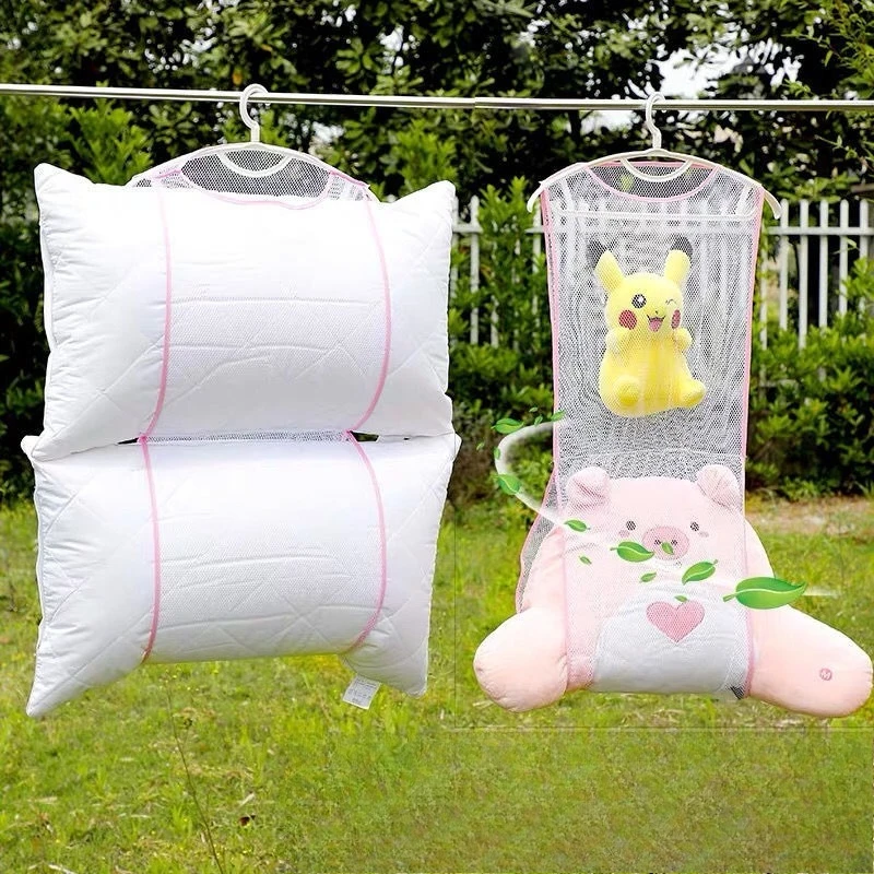 Household Drying Pillow Artifact Mesh Bag Special Drying Rac