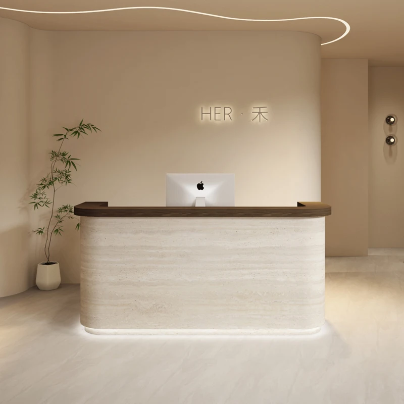 

Design Company Reception Desks Modern Shop Beauty Bar Luxury Hotel Restaurant Reception Desks Display Bureau Lounge Furniture