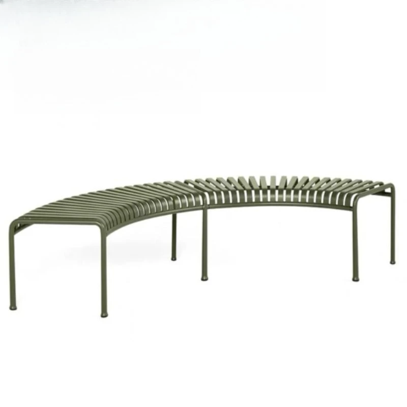 كرسي بارك فناء خارجي من الحديد المطاوع مقعد خلفي كرسي خارجي فناء مقعد مربع مقعد ترفيهي