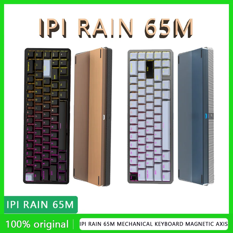 

IPI Rain 65M Mechanical Keyboard Magnetic Axis Hot Swappable Three Modes Wireless Gasket Customized Rgb Fps Game office keyboard