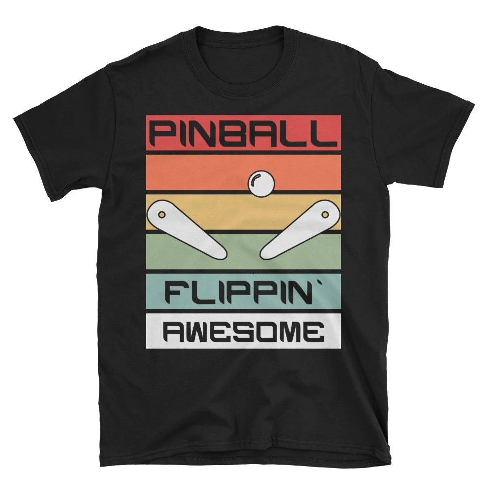 Retro Classic Pinball Flippin Awesome T Shirt