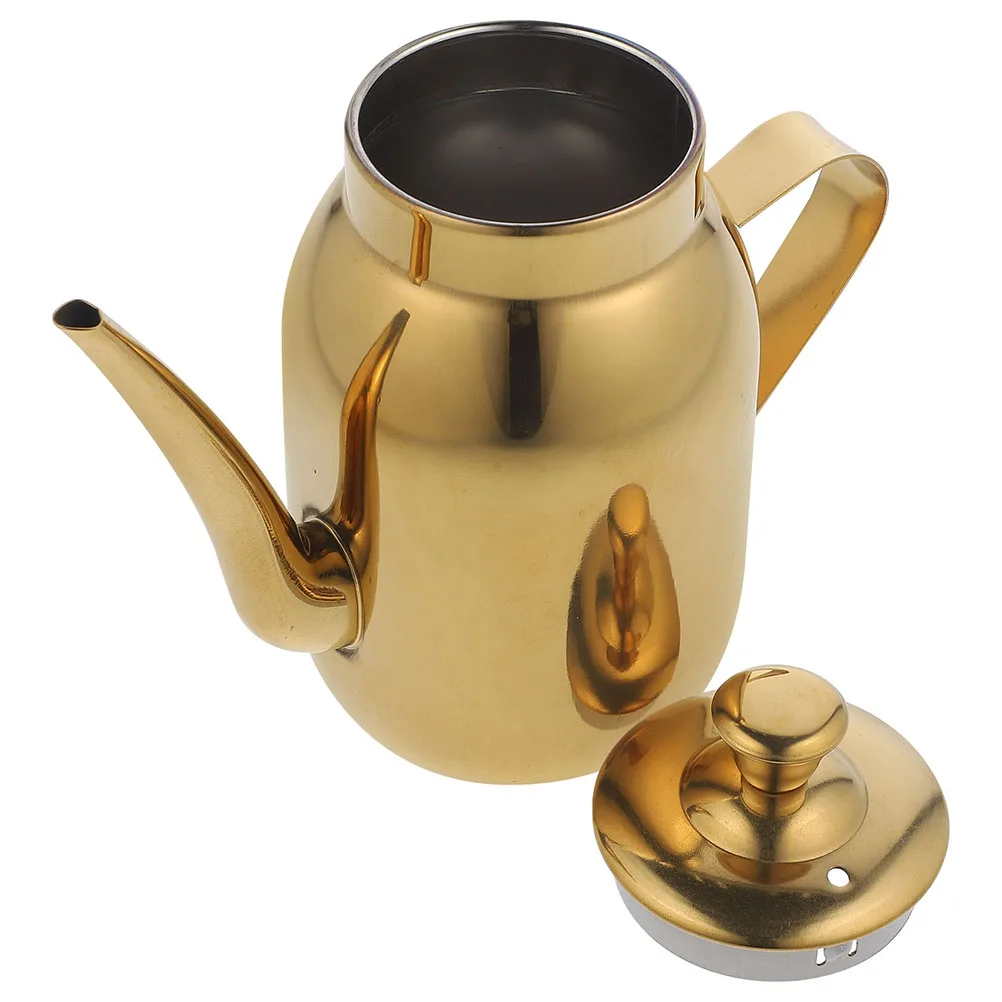 

Stainless Steel Oil Pot Filter Residue Kettle Vinegar Dispenser Household Pots Strainer Grease Can Soy Sauce Container Kitchen