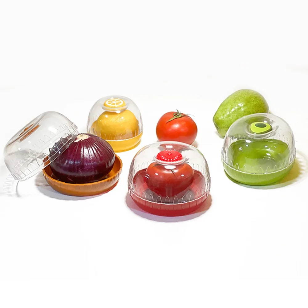 Plastic Refrigerator Storage Box Multipurpose Transparent Lid Vegetable Storage Box Easy to Clean Fruit Preservation Box