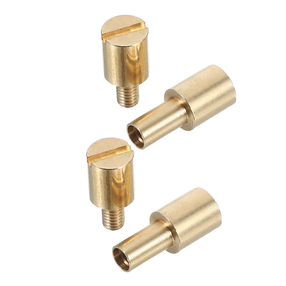 2Pcs Knife Handle Rivets Screws DIY Fixing Rivet Locking Pins Replacement Fastener Nails for Knife Repair Wooden Grip
