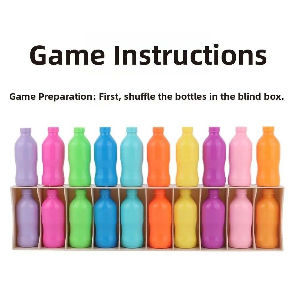 Creatief Fles Matching Game Interactief Vroeg Onderwijs Montessori Kleur Sorteren Speelgoed Geheugentraining Kleurherkenning