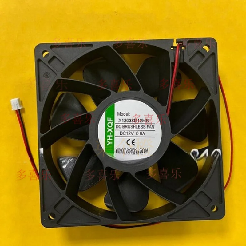

EE для YH-XQF X12038D12MB 12 В 0,8 А 12038 12 см большой водонепроницаемый вентилятор охлаждения с воздушным потоком