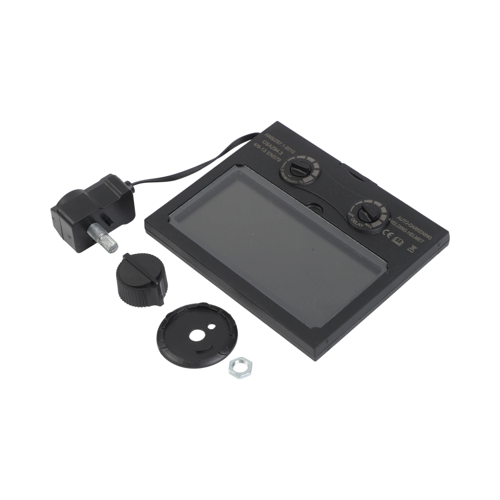 Solar Powered Automatic Darkening Welding Helmet with Intelligent Sensor for Eye Protection During Welding Applications