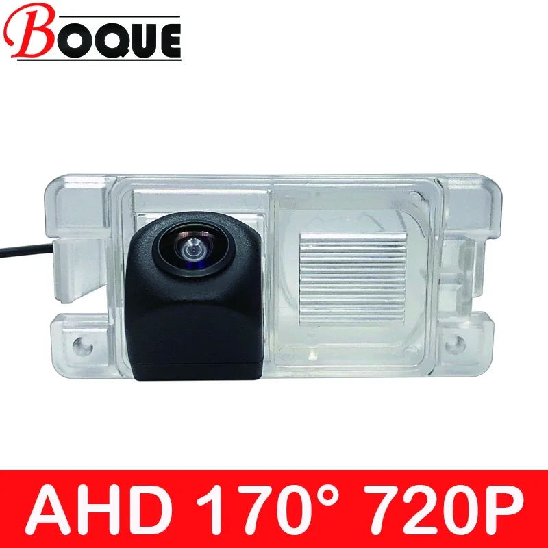 

BOQUE 170 Degree 1280x720P AHD Car Vehicle Rear View Reverse Camera for Mitsubishi Pajero 4 Strakar Barbarian for Fiat Fullback