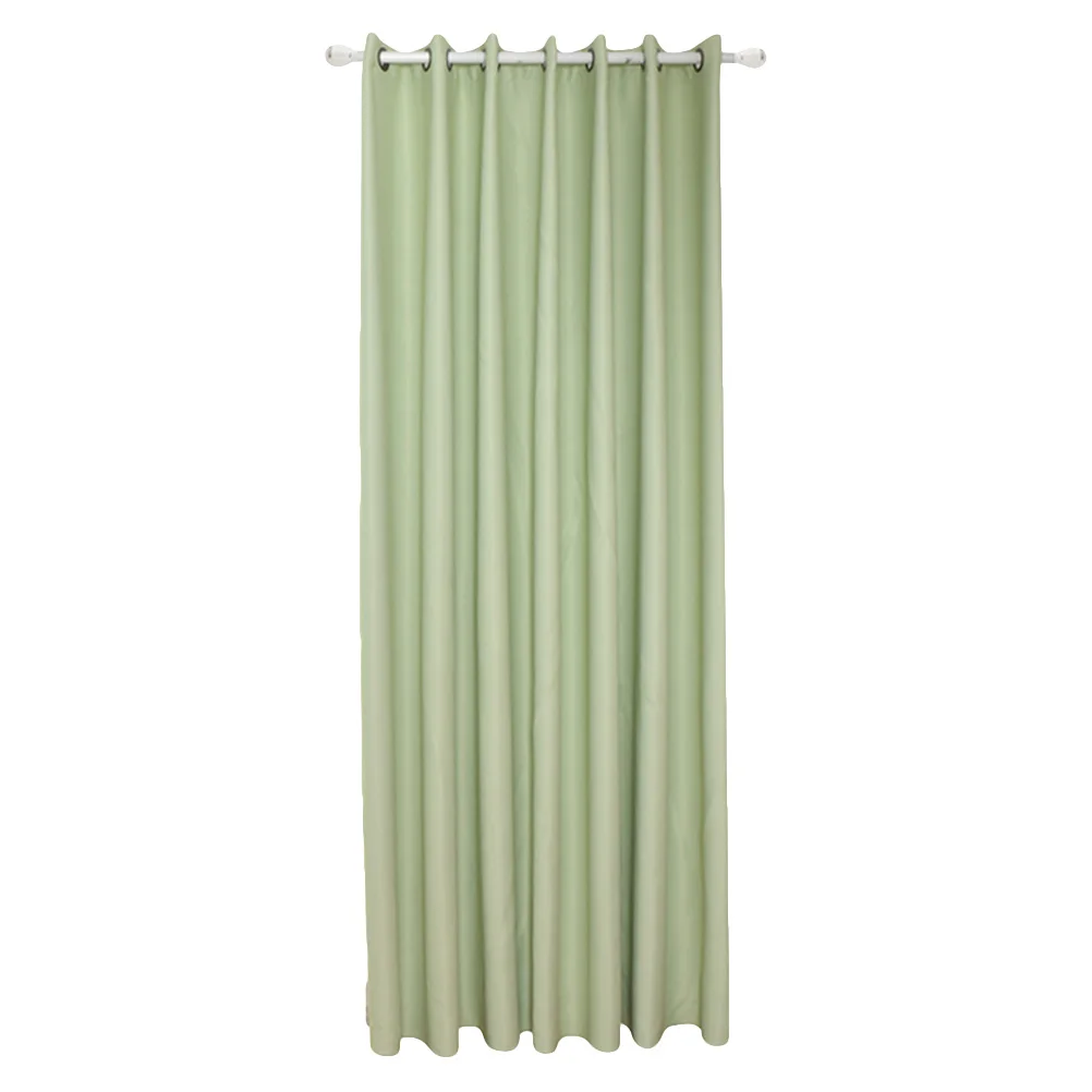 

Room Darkening Window Curtain Blackout Light Green Size 100130 Thermal Insulated Polyester Fabric Window Drapes Sheer