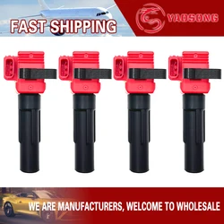 4PCS YAOSONG HIGH PERFORMANCE IGNITION COIL 22433-AA421 UF480 FK0140 FK0333 FK0053 FOR Subaru Impreza WRX 2.0T H4 EJ205