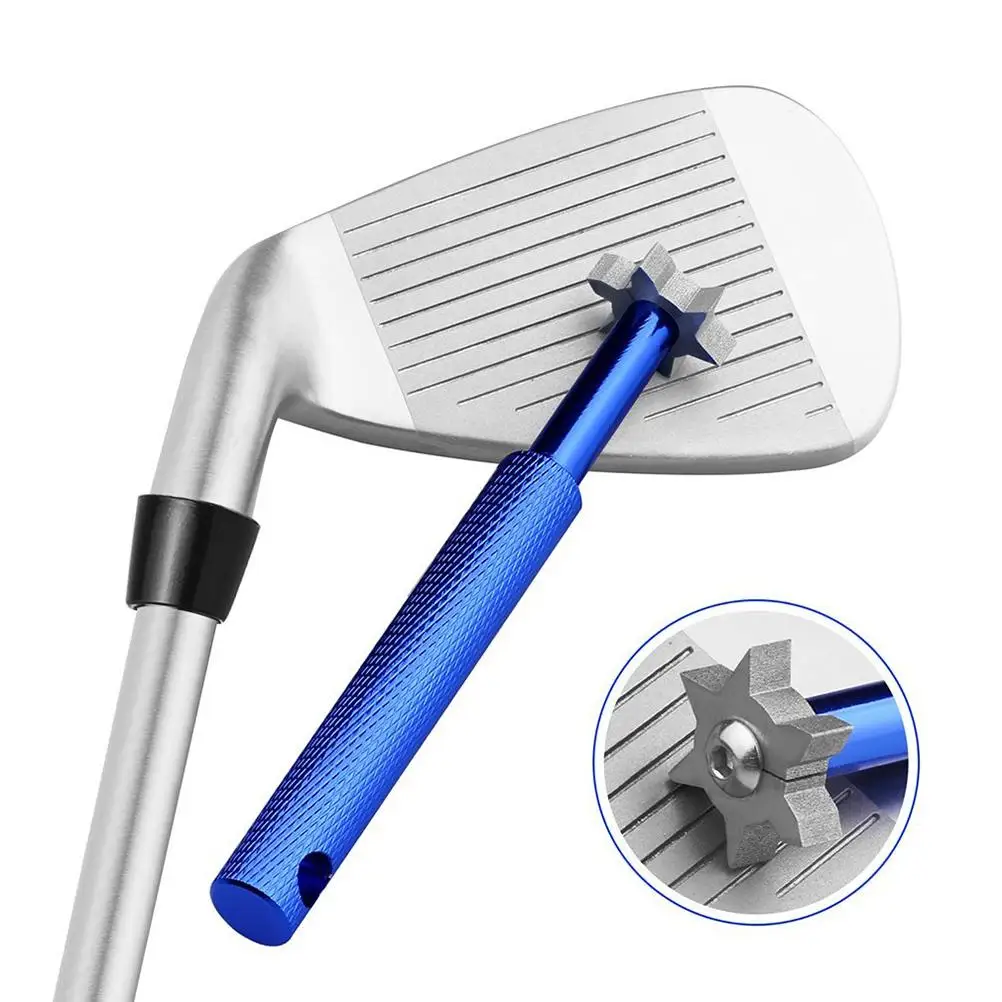 

Golf Cleaning Tools Club Groove Re-sharpening Sharpener 6 Heads Remove Grit Dirt Stainless Steel Lightweight Portable Golf