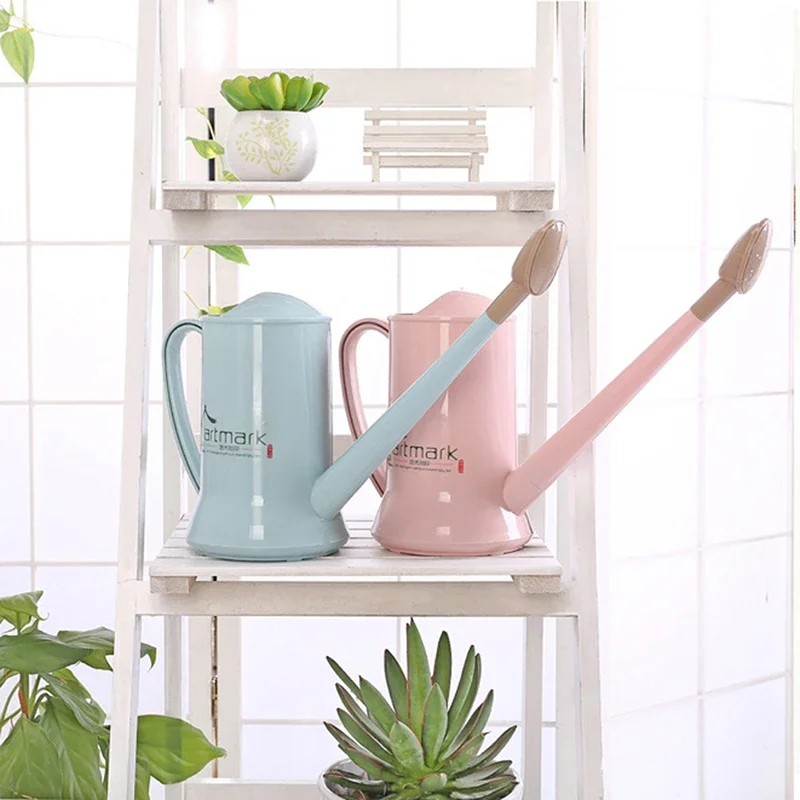 2 Liter Plastic Watering Can Flower Plant Shower Tool Detachable Long Mouth Kettle Garden Irrigation Spray Bottle Watering pot