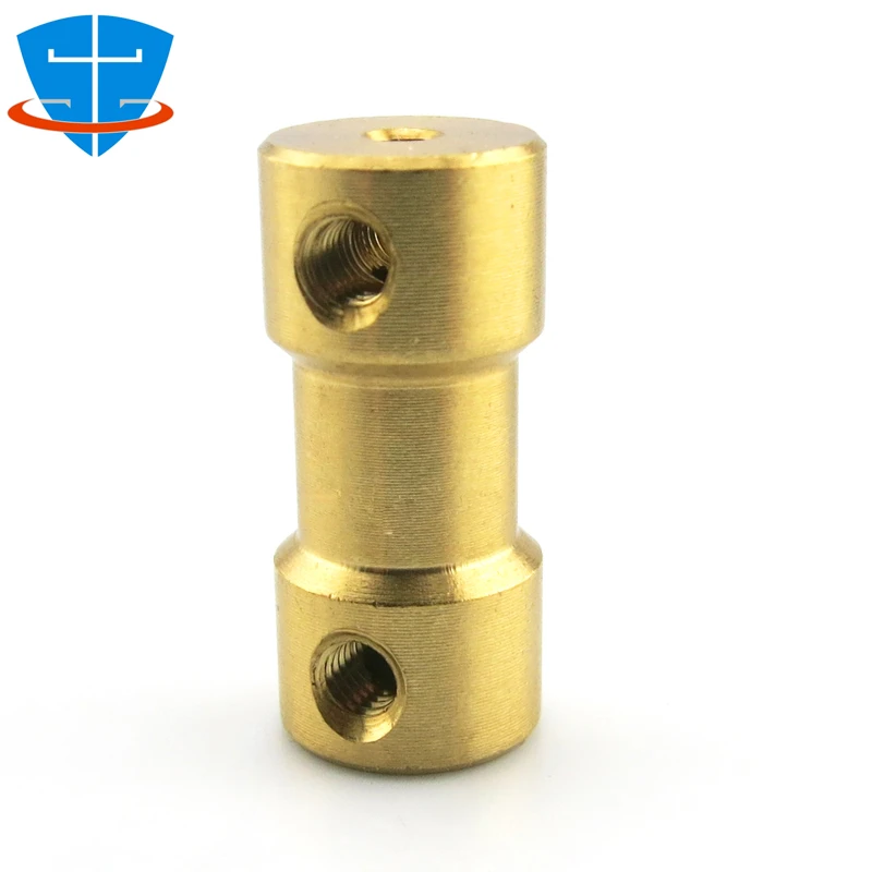 

D9L20 Brass Rigid Flexible Motor Shaft Coupling Coupler 2mm 2.3mm 3.17mm 4mm 5mm 6mm Motor Transmission Connector Sleeve Adapter