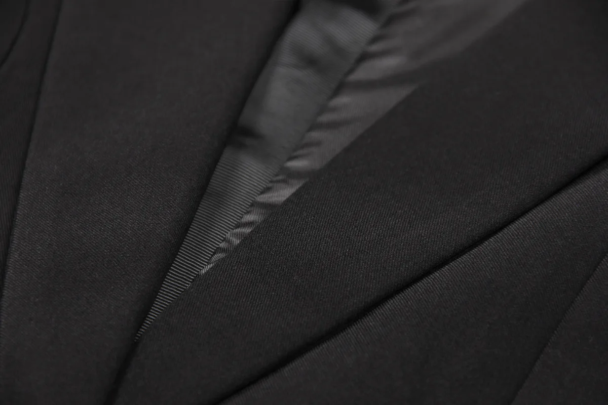 Women's Dress Blazer Long Sleeve Slim Fit, Notched Collar Solid Color Commuter Office to Evening Dress for Spring and Fall