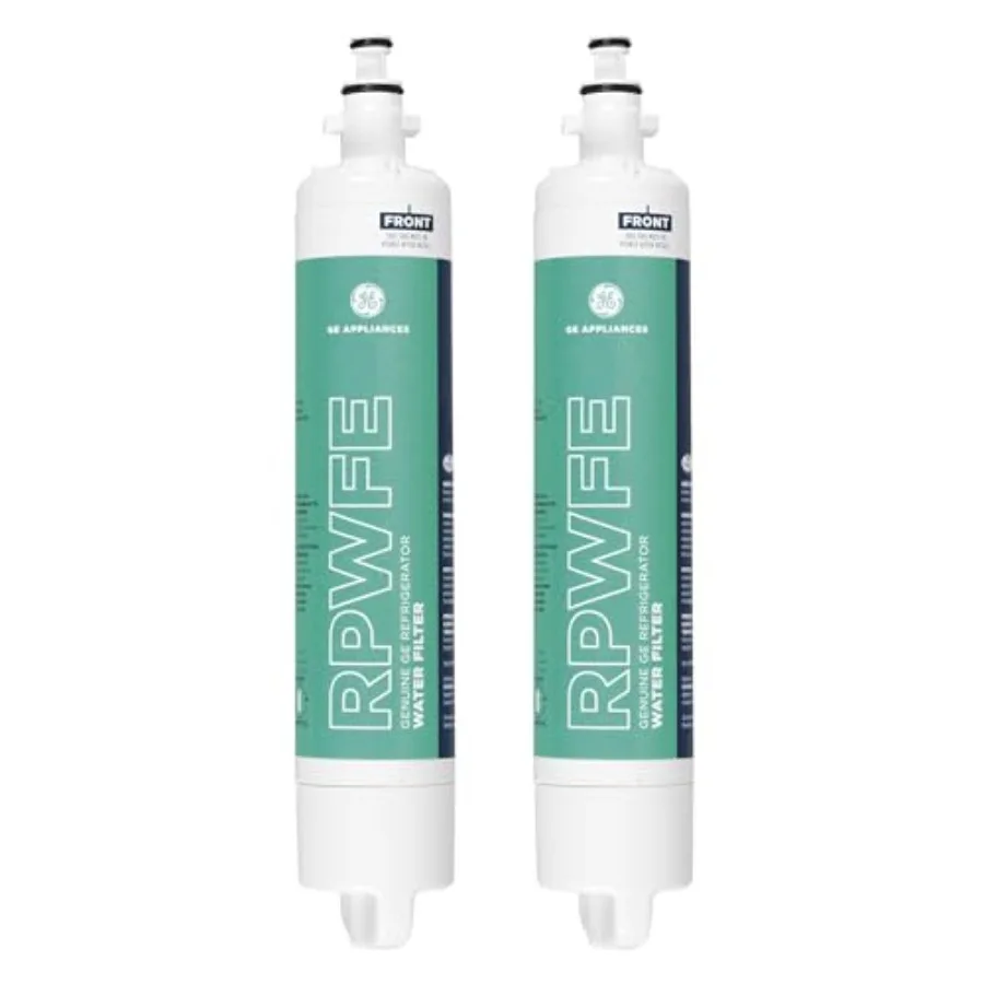 

Refrigerator Water Filter Genuine Replacement Filter BPA-Free Plastic Clear Certified to Reduce Lead Sulfur and 50+ Im