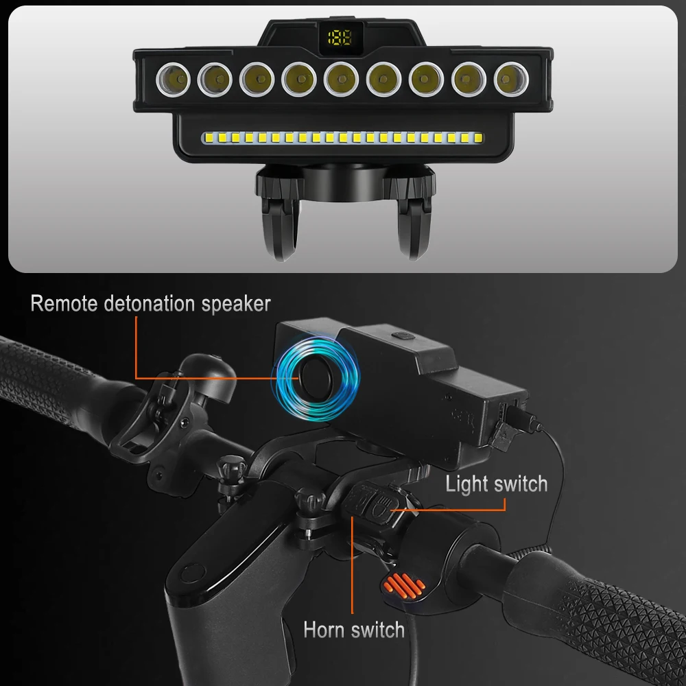 Vordere LED-Leuchte für Elektroroller, Sicherheits-Frontlampe, Wasserdichte Lampe für Ninebot Max G30 G2 G3 und Kugoo – Detail 6
