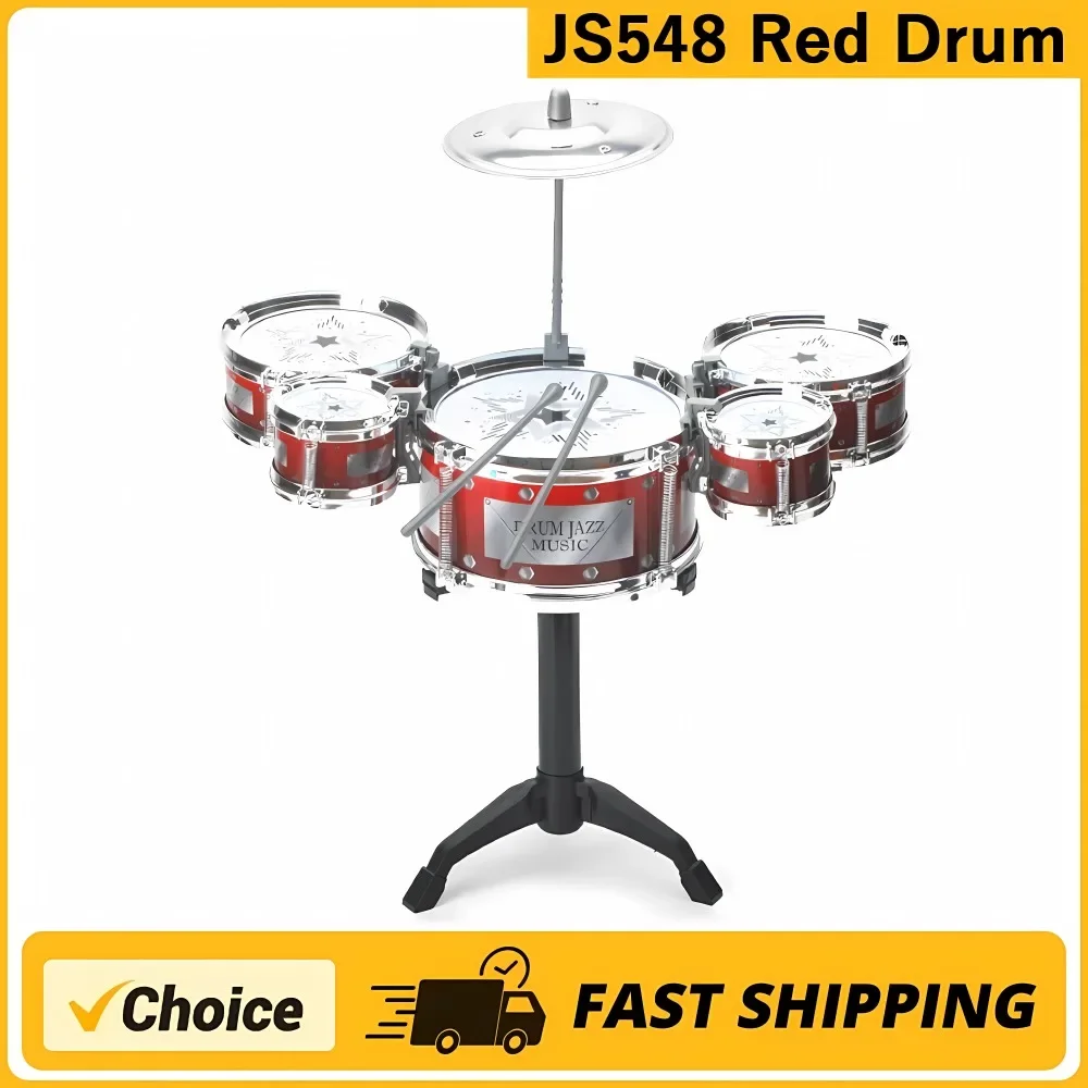 Drum sets for children beginners children's toys dynamic jazz drums for western percussion instrument