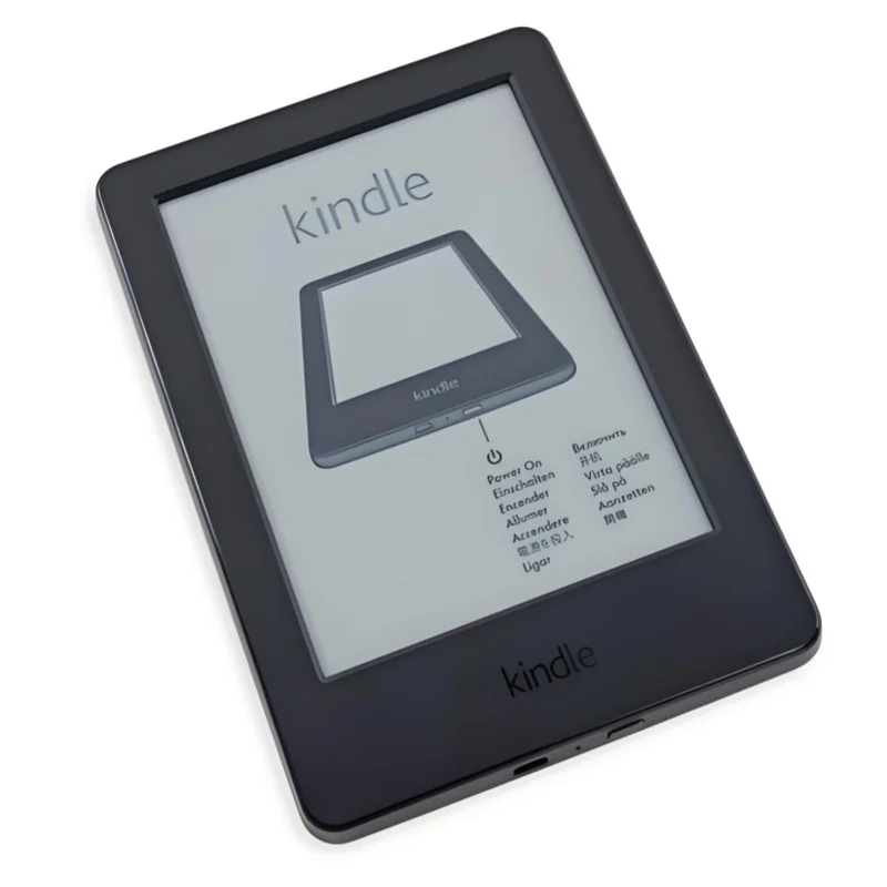 Kindle 6/8 الأصلي المستخدمة للكتاب الإلكتروني eink قارئ الحبر الإلكتروني 6 بوصة تعمل باللمس واي فاي ereader لا يوجد ضوء أفضل من كوبو لـ Kindle
