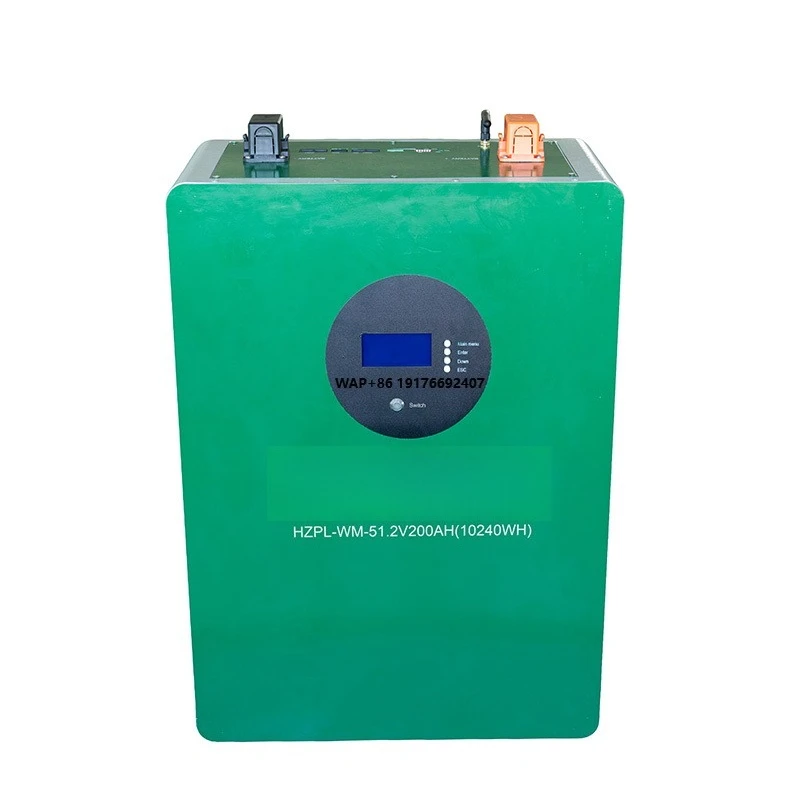 

Lithium Ion Batteries 51.2v 200ah Solar Energy Storage Batteries 10kwh Lifepo4 Battery Pack