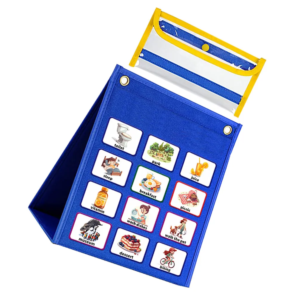 1Set Kids Schedule Board Premium Visual Routine Chart for Toddlers Daily Chores Morning Bedtime Calendar Learning Activity Chart