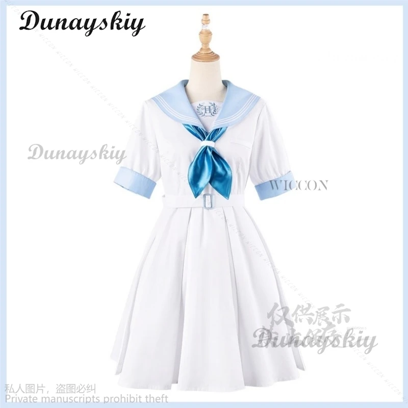 Vtuber 홀로라이브 도코야미 토와 유키하나 라미 코스프레 코스튬 허니웍스 멤버 JK 원피스 교복, 사랑스러운 파티 세트